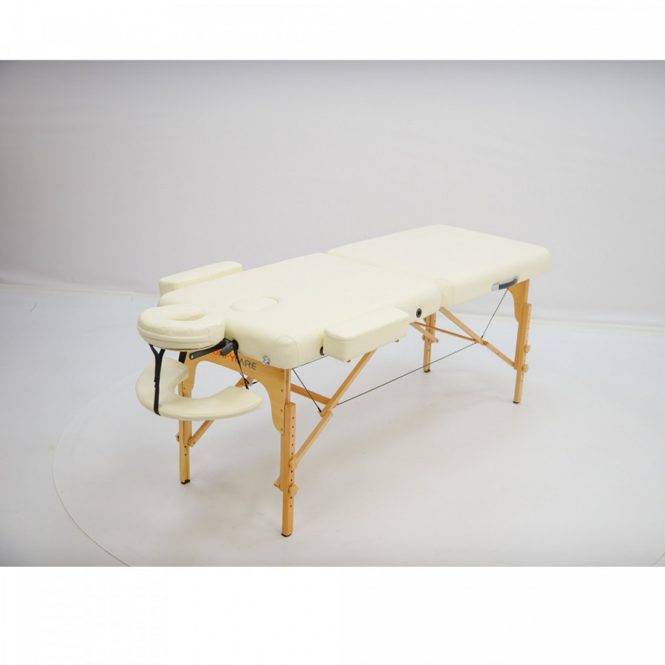 Массажный стол 15209 Comfort (MET Coinfy PROFESSIONAL кожзам Premium) 2-секц, кремовый