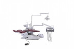 Стоматологическая установка CQ-217 (СО-004М-02) бордо, нижняя подача