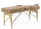 Массажный стол складной MED-MOS JF-Tapered 4-х секционный, кофе с молоком