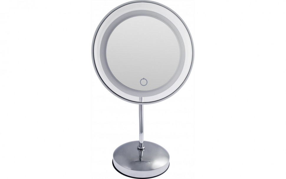 Зеркало косметическое Weisen ES23T3SACH-SCL настольное 1-стор 5-кр.ув 23 см с LED-подсветкой 4 АА ба