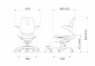 Ортопедическое кресло детское Duorest Duokids Rabbit RA-070SDSF, Цвет: бежевый
