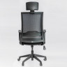 Кресло FALTO D3 DTR-11KPL/BK/BK Спинка черная/сидение черное/Каркас черный